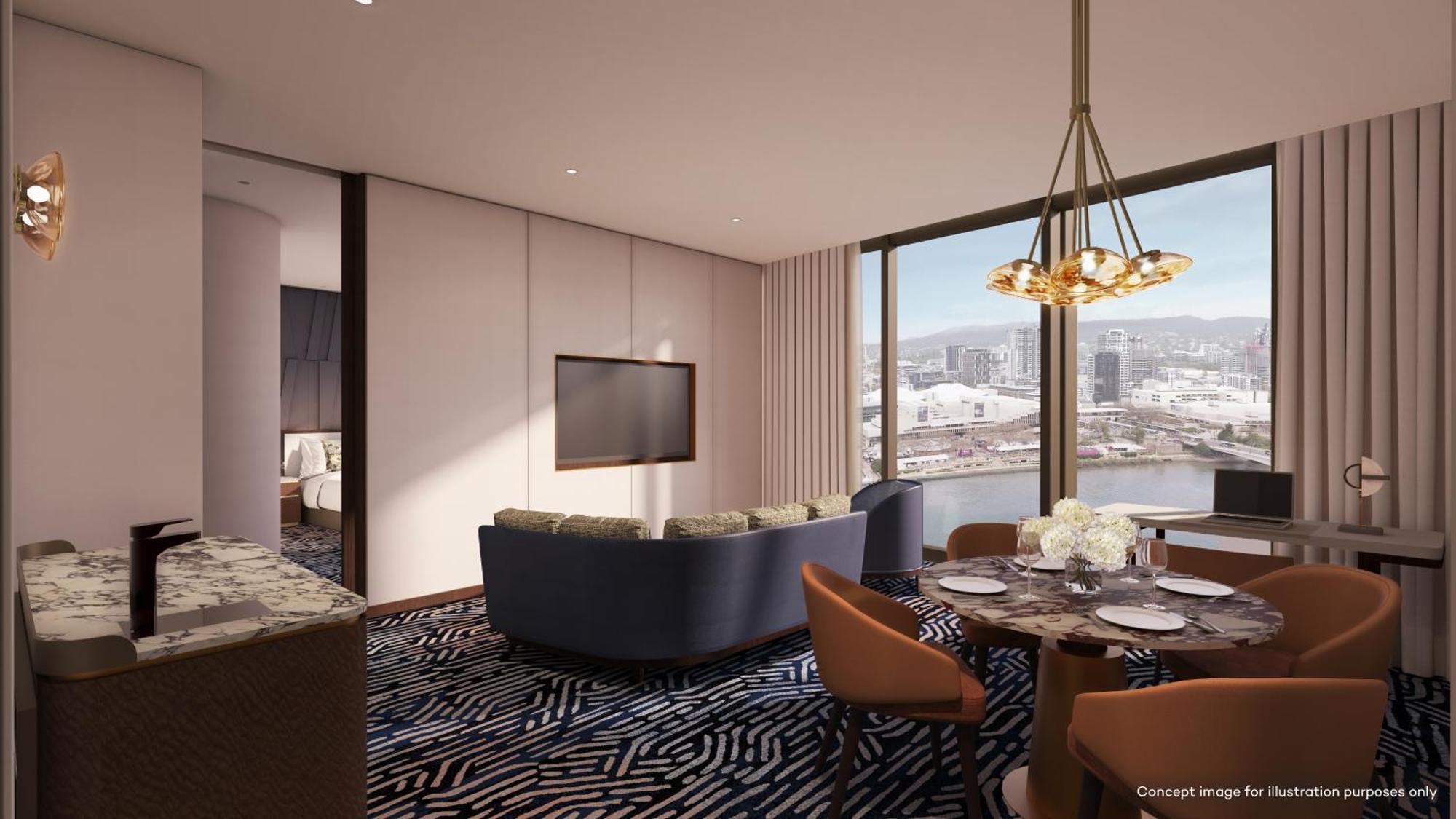 The Star Grand Brisbane Hotel Bagian luar foto