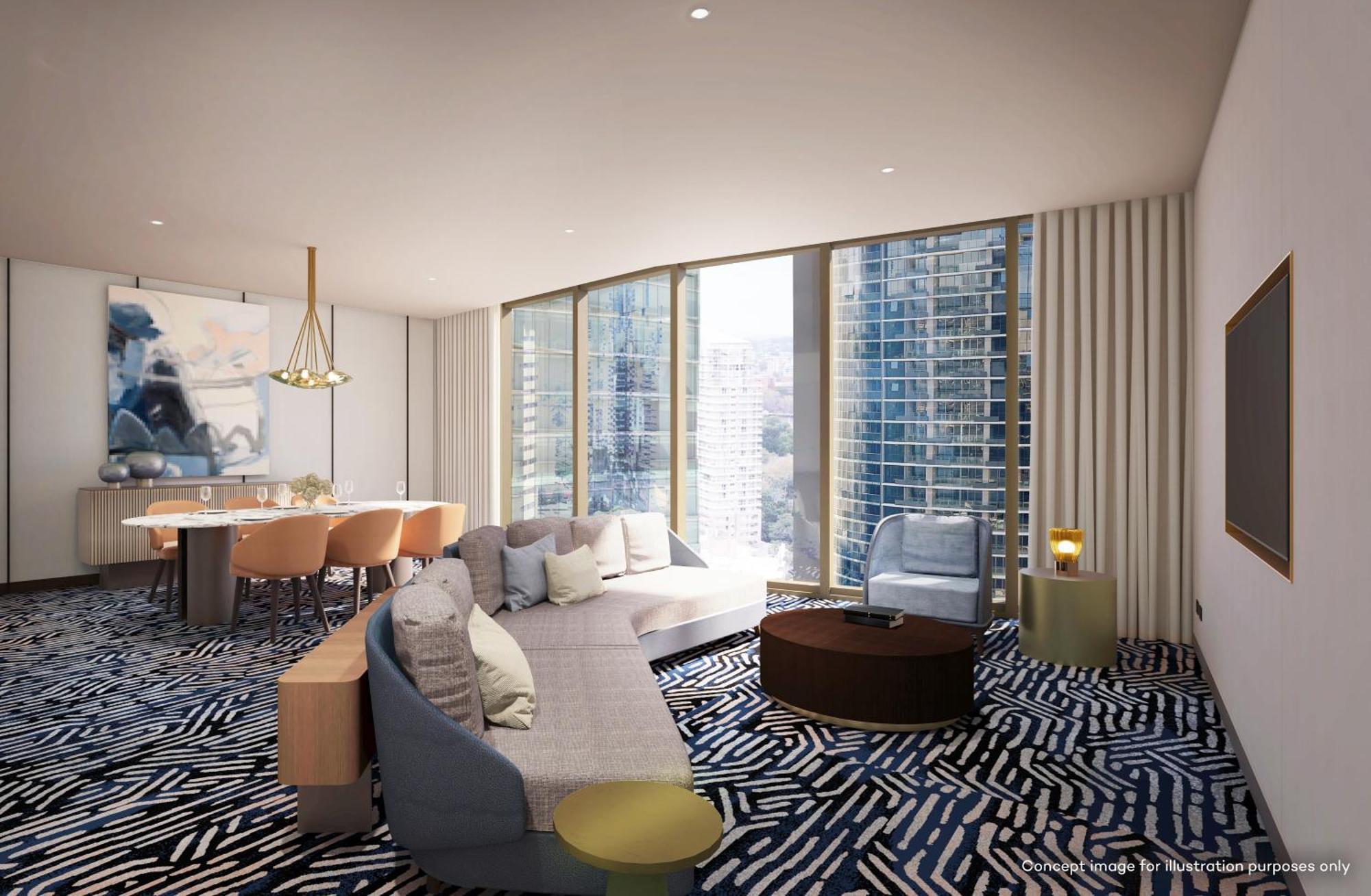 The Star Grand Brisbane Hotel Bagian luar foto